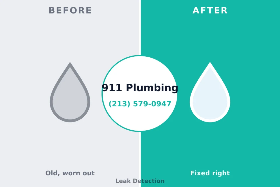 Before and after: plumbing company Westerville, OH
